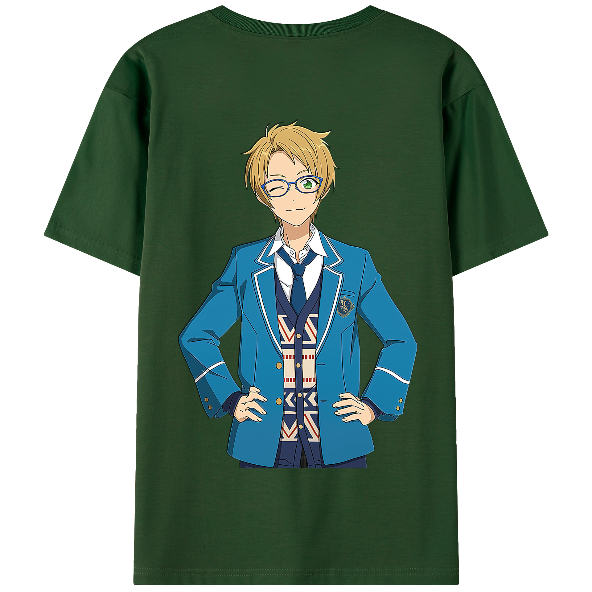 （画像用） あんさんぶるスターズ! Ensemble Stars 綿100％半袖Tシャツ（背面プリント）